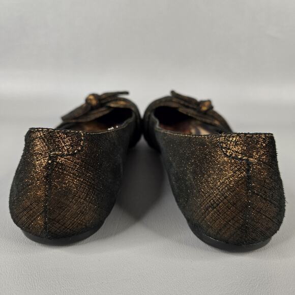 Born Ballet Flats Molly Metallic Bronze Leather Slip OnComfort Shoes Size 7.5 M - Picture 8 of 12